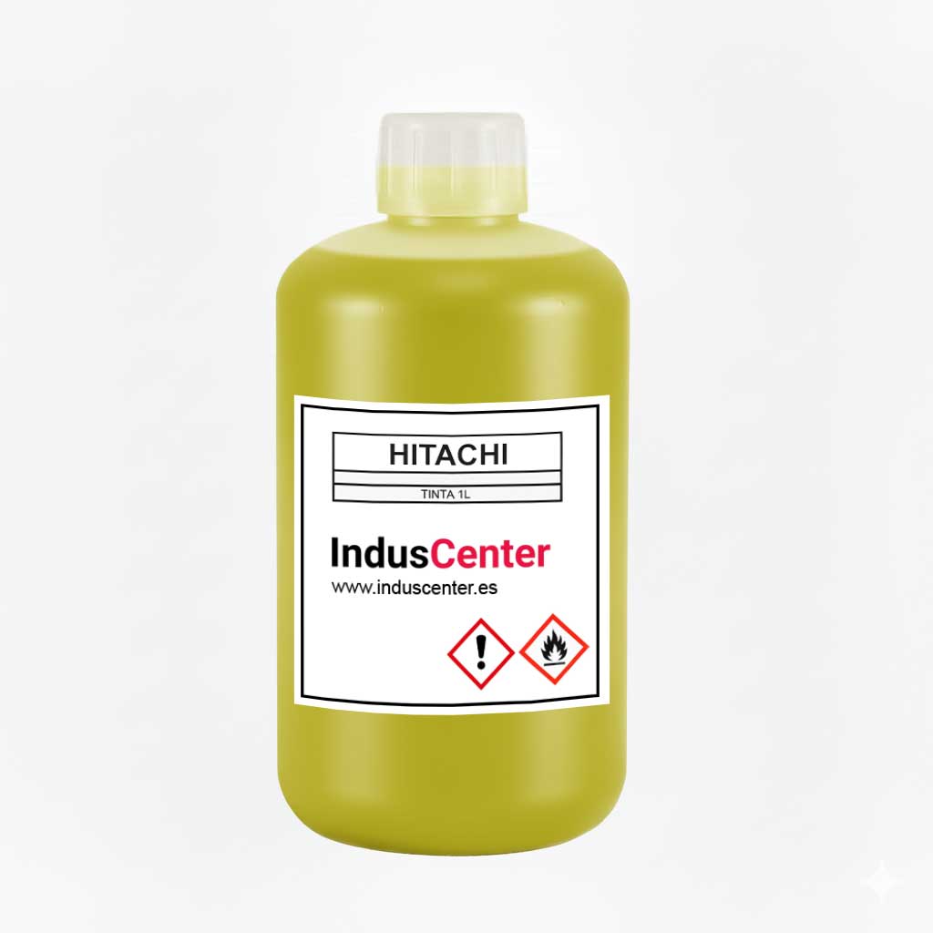 JP-Y94-CI Tinta amarilla alta adherencia en plástico Hitachi 1L
