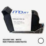MDINK120-W - Tinta blanca solvente (secado rápido)
