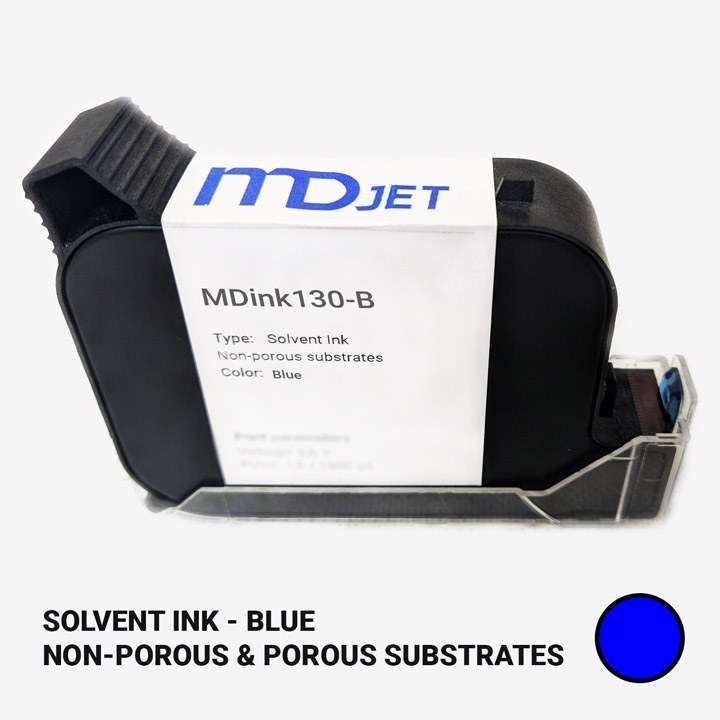 MDINK130-B - Tinta azul solvente (secado rápido)