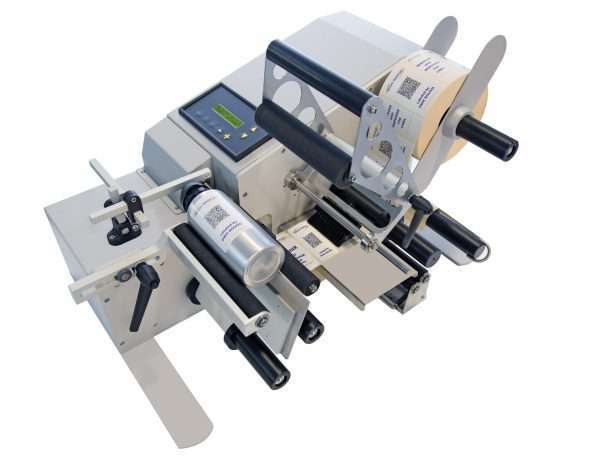 Etiquetadora Semi-Automática 200 mm para productos cilindricos