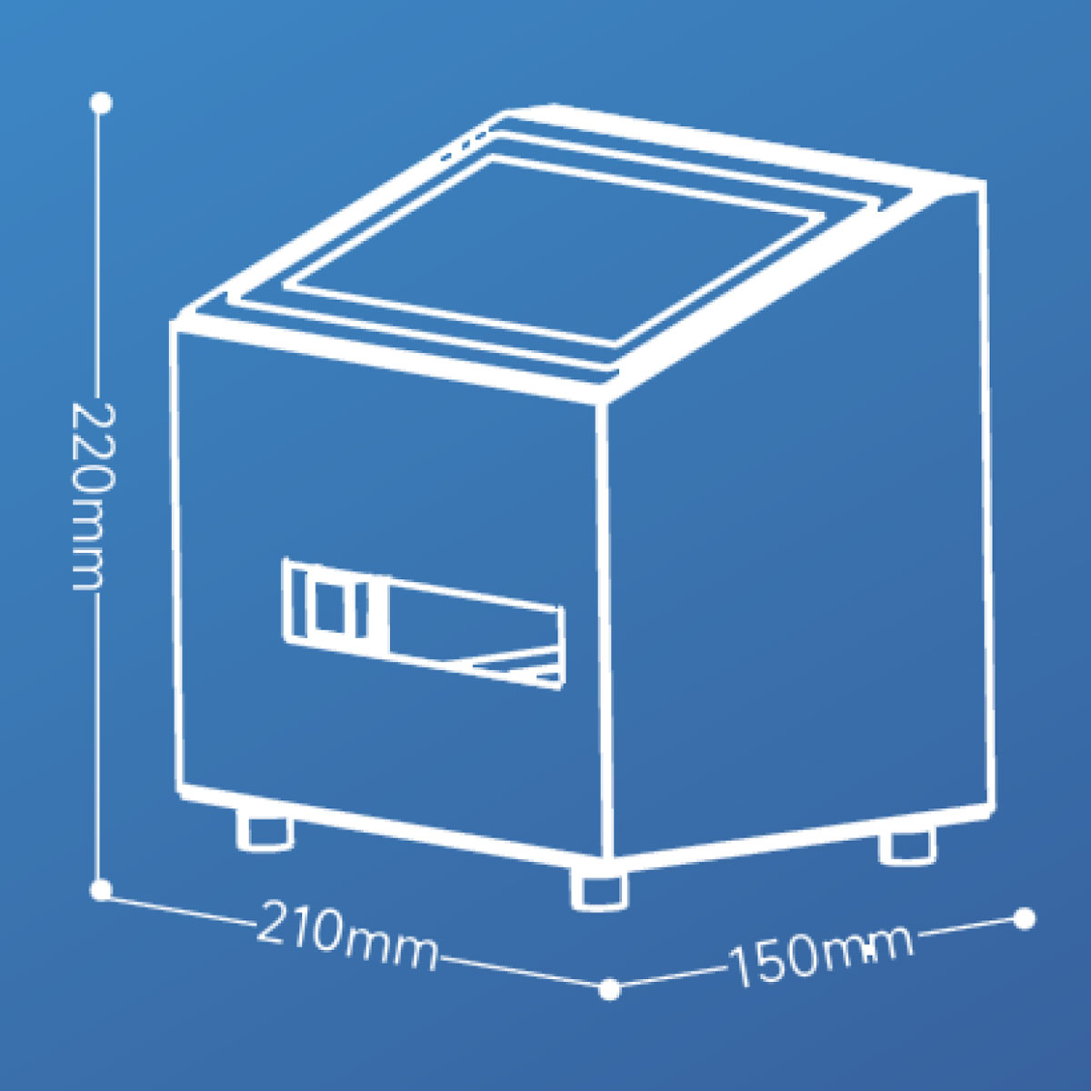 Impresora Loteadora semi automática MDJET id-120 inkjet - Imagen 2